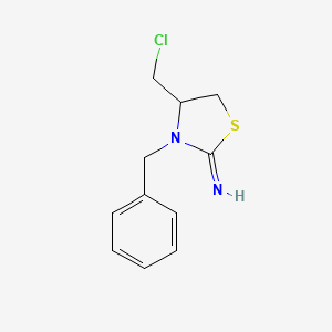 2-Thiazolidinimine, 4-(chloromethyl)-3-(phenylmethyl)-