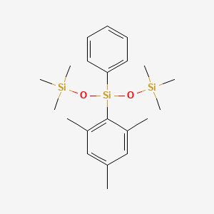 1,1,1,5,5,5-Hexamethyl-3-phenyl-3-(2,4,6-trimethylphenyl)trisiloxane