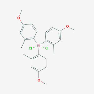 Bismuth, dichlorotris(4-methoxy-2-methylphenyl)-