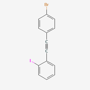 1-[(4-Bromophenyl)ethynyl]-2-iodobenzene