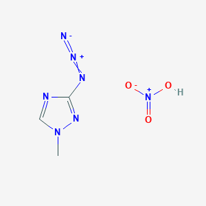 3-Azido-1-methyl-1,2,4-triazole;nitric acid