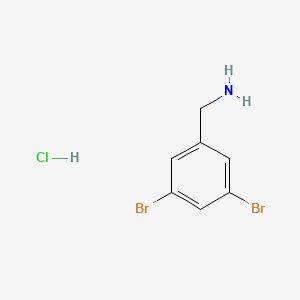 molecular formula C7H8Br2ClN B1421902 3,5-Dibromobenzylamine hydrochloride CAS No. 202982-73-8