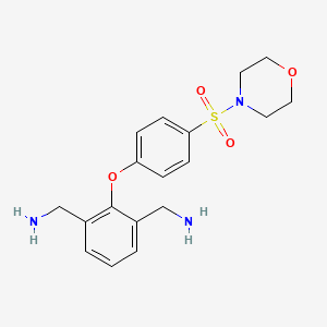 {2-[4-(Morpholine-4-sulfonyl)phenoxy]-1,3-phenylene}dimethanamine