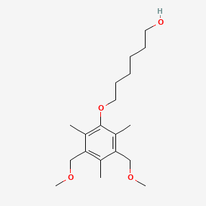 6-[3,5-Bis(methoxymethyl)-2,4,6-trimethylphenoxy]hexan-1-OL