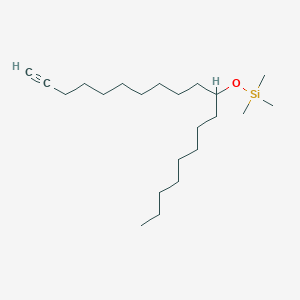 Trimethyl[(nonadec-18-yn-9-yl)oxy]silane