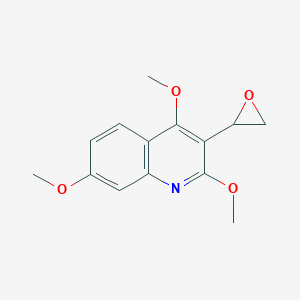 2,4,7-Trimethoxy-3-(oxiran-2-yl)quinoline