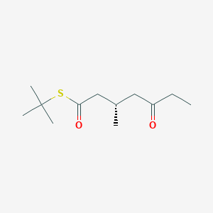 S-tert-butyl (3S)-3-methyl-5-oxoheptanethioate