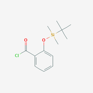 molecular formula C13H19ClO2Si B14219105 Benzoyl chloride, 2-[[(1,1-dimethylethyl)dimethylsilyl]oxy]- CAS No. 827575-54-2