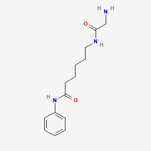 6-[(2-aminoacetyl)amino]-N-phenylhexanamide