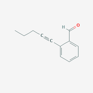 Benzaldehyde, 2-(1-pentynyl)-