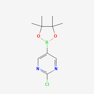 molecular formula C10H14BClN2O2 B1421926 2-氯-5-(4,4,5,5-四甲基-1,3,2-二氧杂硼环-2-基)嘧啶 CAS No. 1003845-08-6