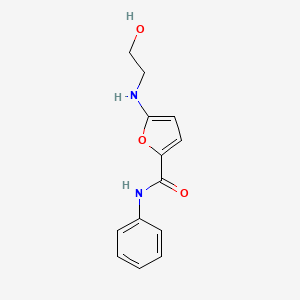 2-Furancarboxamide, 5-[(2-hydroxyethyl)amino]-N-phenyl-