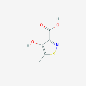 4-Hydroxy-5-methyl-1,2-thiazole-3-carboxylic acid