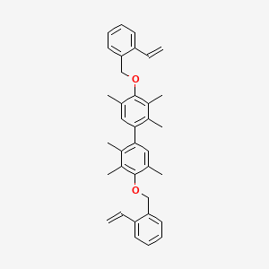 4,4'-Bis[(2-ethenylphenyl)methoxy]-2,2',3,3',5,5'-hexamethyl-1,1'-biphenyl