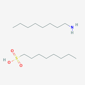 Octan-1-amine;octane-1-sulfonic acid