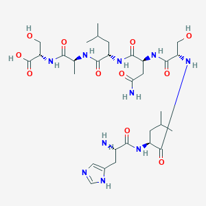 L-Serine, L-histidyl-L-leucyl-L-seryl-L-asparaginyl-L-leucyl-L-alanyl-