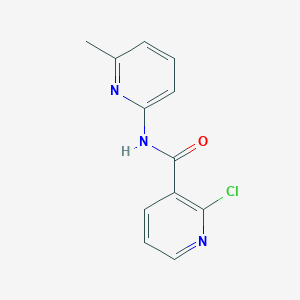 molecular formula C12H10ClN3O B14219428 2-chloro-N-(6-methylpyridin-2-yl)pyridine-3-carboxamide CAS No. 544421-74-1