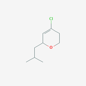 4-Chloro-6-(2-methylpropyl)-3,6-dihydro-2H-pyran