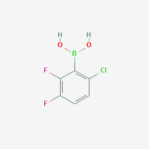 molecular formula C6H4BClF2O2 B1421949 (6-Chloro-2,3-difluorophenyl)boronic acid CAS No. 1310404-70-6
