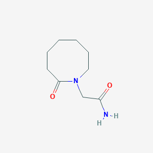 molecular formula C9H16N2O2 B1421954 2-(2-Oxoazocan-1-yl)acetamide CAS No. 88948-35-0