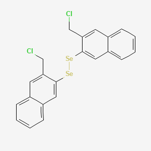 Diselenide, bis[3-(chloromethyl)-2-naphthalenyl]