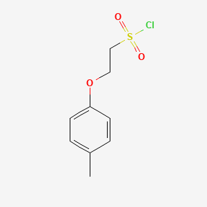 molecular formula C9H11ClO3S B1421958 2-(4-甲基苯氧基)乙磺酰氯 CAS No. 3383-76-4