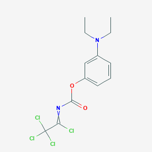 3-(Diethylamino)phenyl (tetrachloroethylidene)carbamate