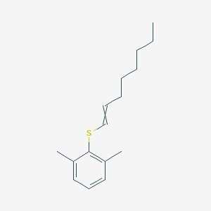 1,3-Dimethyl-2-[(oct-1-en-1-yl)sulfanyl]benzene