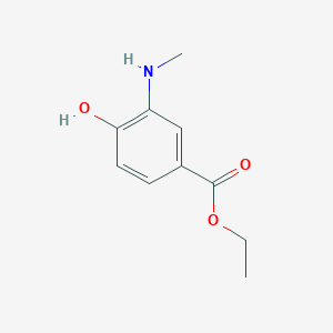 B1421959 Ethyl 4-hydroxy-3-(methylamino)benzoate CAS No. 1211430-36-2