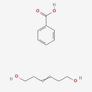 Benzoic acid;hex-3-ene-1,6-diol