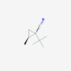 (1S,2S)-1-tert-butyl-2-methylcyclopropane-1-carbonitrile