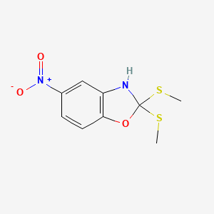 2,2-Bis(methylsulfanyl)-5-nitro-2,3-dihydro-1,3-benzoxazole