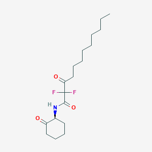 Dodecanamide, 2,2-difluoro-3-oxo-N-[(1S)-2-oxocyclohexyl]-