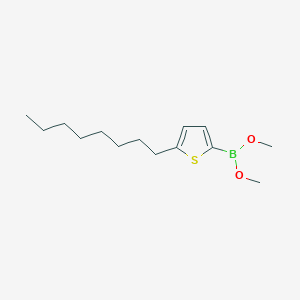 Dimethyl (5-octylthiophen-2-yl)boronatato