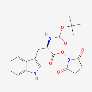 molecular formula C20H23N3O6 B1421967 Boc-D-色氨酸 N-羟基琥珀酰亚胺酯 CAS No. 22220-11-7