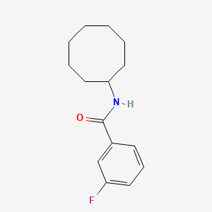 N-cyclooctyl-3-fluorobenzamide