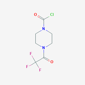 1-Piperazinecarbonyl chloride, 4-(2,2,2-trifluoroacetyl)-