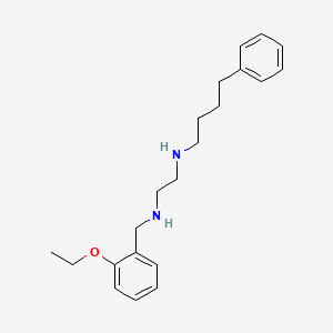 molecular formula C21H30N2O B14219725 N'-[(2-ethoxyphenyl)methyl]-N-(4-phenylbutyl)ethane-1,2-diamine CAS No. 627524-30-5