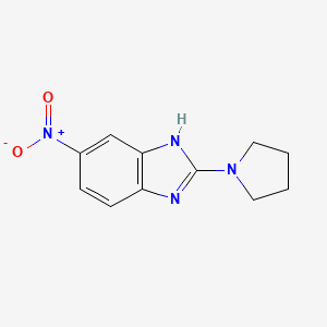 6-Nitro-2-(pyrrolidin-1-yl)-1H-benzimidazole