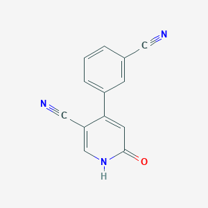 4-(3-Cyanophenyl)-6-oxo-1,6-dihydropyridine-3-carbonitrile