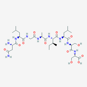 L-Asparaginyl-L-leucylglycyl-L-alanyl-L-isoleucyl-L-leucyl-L-seryl-L-serine