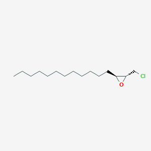 Oxirane, 2-(chloromethyl)-3-dodecyl-, (2R,3S)-