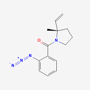 (2-Azidophenyl)[(2S)-2-ethenyl-2-methylpyrrolidin-1-yl]methanone