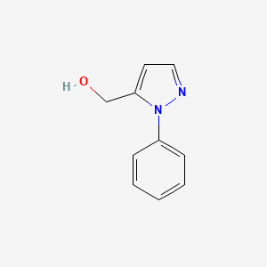molecular formula C10H10N2O B1421994 (1-苯基-1H-吡唑-5-基)甲醇 CAS No. 1017783-31-1
