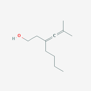 3-(2-Methylprop-1-EN-1-ylidene)heptan-1-OL