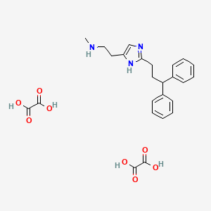 molecular formula C25H29N3O8 B1422002 N-甲基组胺普罗地芬二草酸盐 CAS No. 270079-48-6