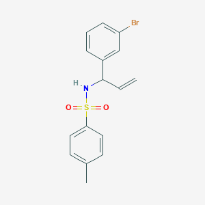 Benzenesulfonamide, N-[1-(3-bromophenyl)-2-propenyl]-4-methyl-