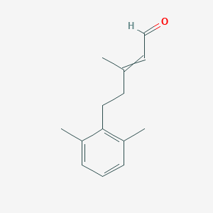 5-(2,6-Dimethylphenyl)-3-methylpent-2-enal