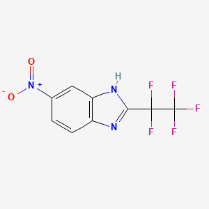 B1422049 6-Nitro-2-(pentafluoroethyl)-1H-benzimidazole CAS No. 4229-01-0