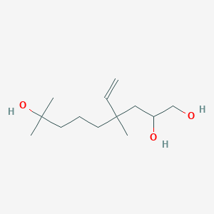B142205 4-Ethenyl-4,8-dimethylnonane-1,2,8-triol CAS No. 130703-28-5